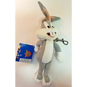 1998 Looney Tunes Plush Keychain New with Tags Bugs Bunny U168